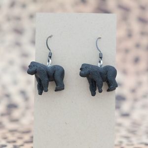 🦍 Gorilla Spirit Animal Earrings 🦍